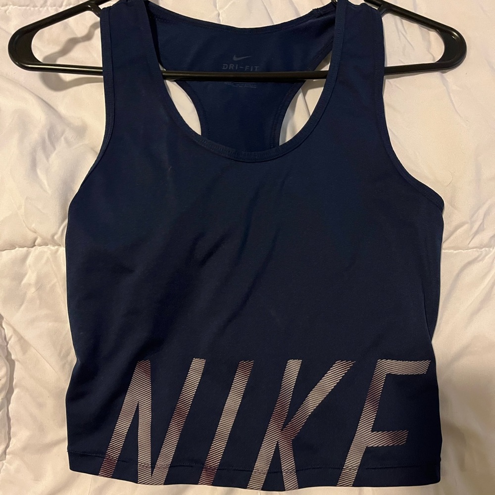 Nike workout crop top